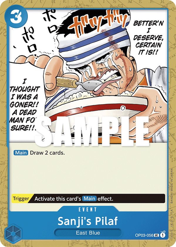 Sanji's Pilaf - OP03-056 - PILLARS OF STRENGTH