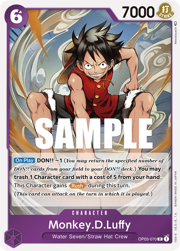Monkey.D.Luffy - OP03-070 - PILLARS OF STRENGTH