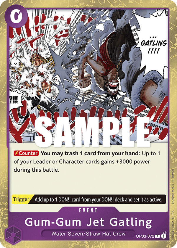 Gum-Gum Jet Gatling - OP03-072 - PILLARS OF STRENGTH