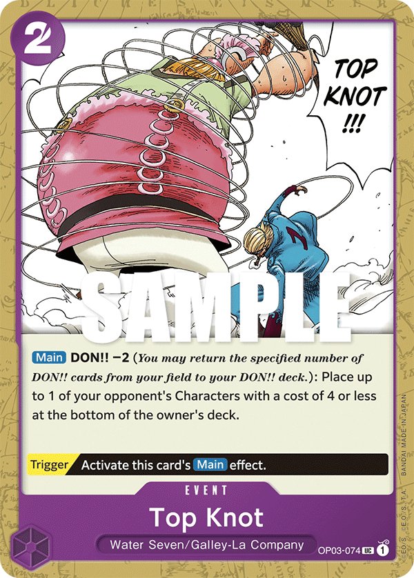 Top Knot - OP03-074 - PILLARS OF STRENGTH