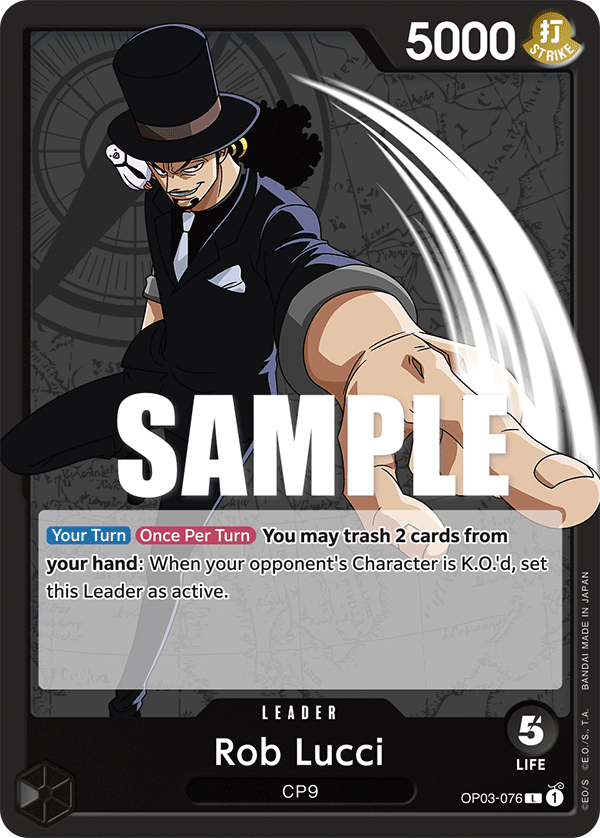 Rob Lucci - OP03-076 - PILLARS OF STRENGTH