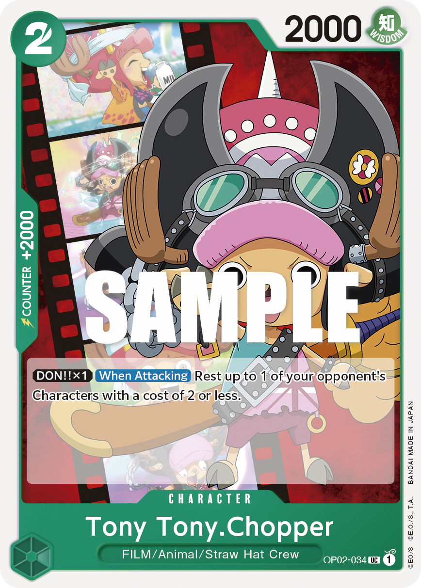 Tony Tony.Chopper - OP02-034 - PARAMOUNT WAR