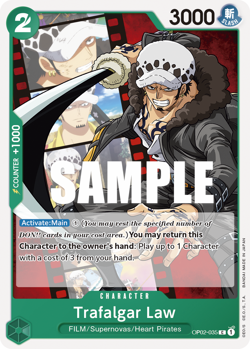 Trafalgar Law - OP02-035 - PARAMOUNT WAR