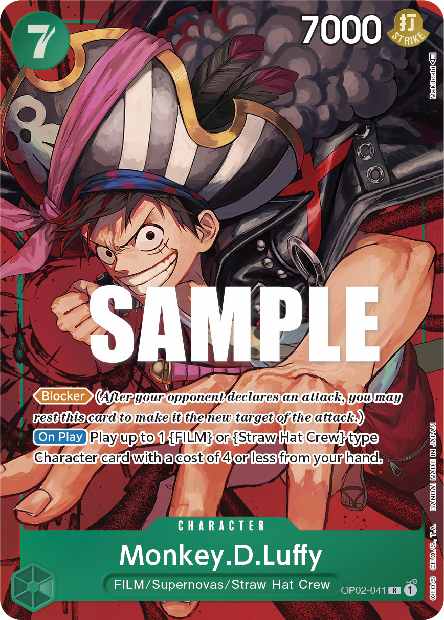 Monkey.D.Luffy (Alternate Art) - OP02-041 - PARAMOUNT WAR