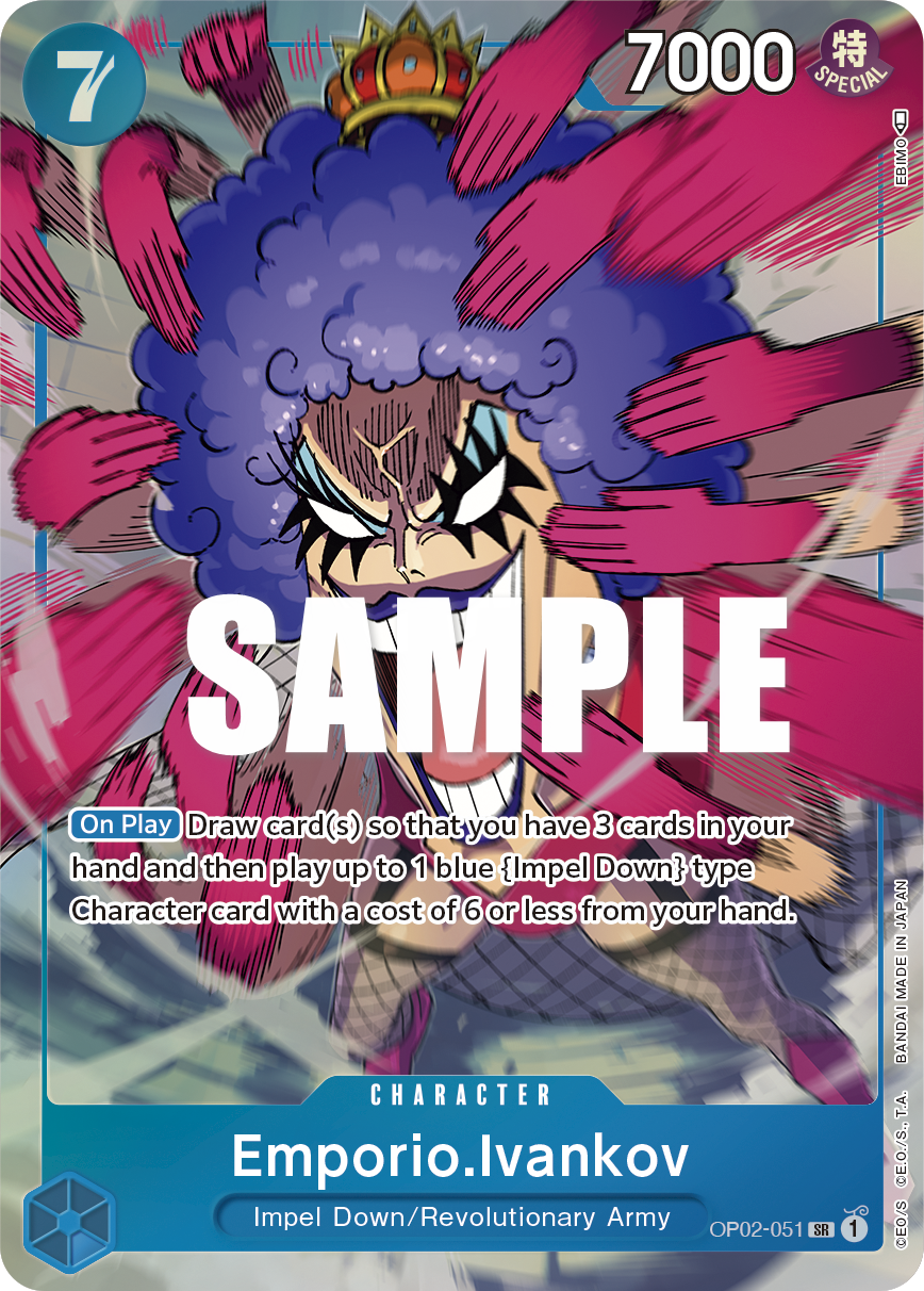 Emporio.Ivankov (Alternate Art) - OP02-051 - PARAMOUNT WAR