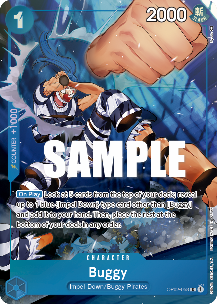 Buggy (Alternate Art) - OP02-058 - PARAMOUNT WAR
