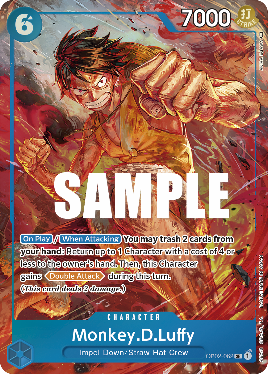 Monkey.D.Luffy (Alternate Art) - OP02-062 - PARAMOUNT WAR