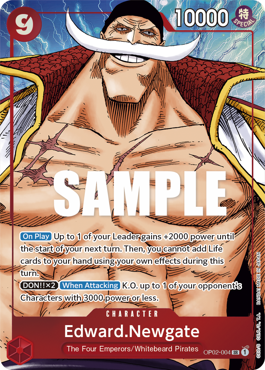 Edward.Newgate (Alternate Art) - OP02-004 - PARAMOUNT WAR