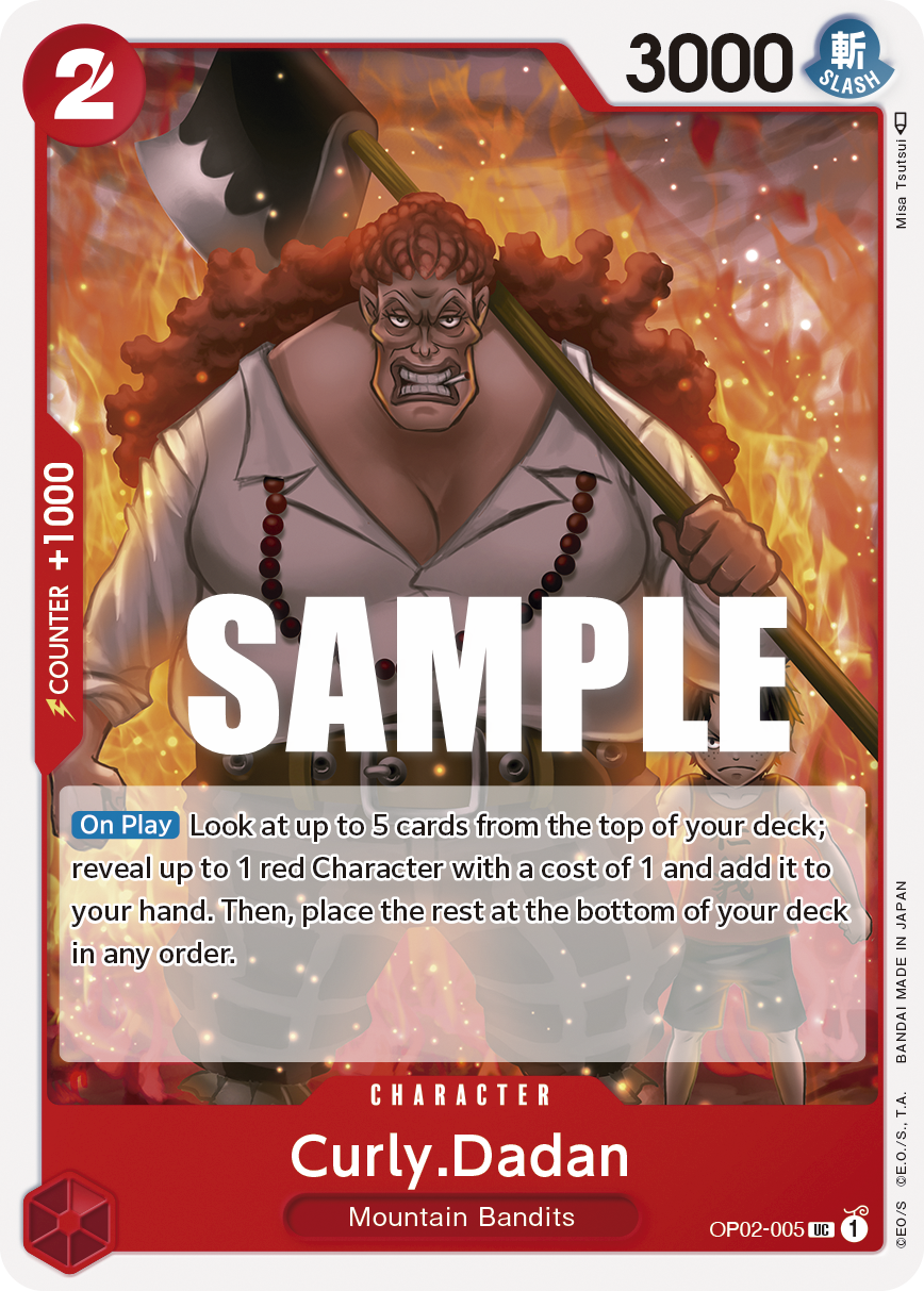 Curly.Dadan - OP02-005 - PARAMOUNT WAR