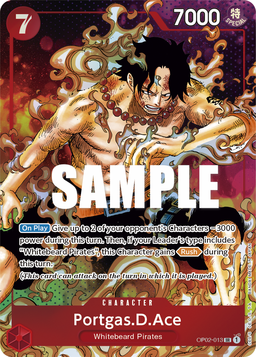 Portgas.D.Ace (Alternate Art) - OP02-013 - PARAMOUNT WAR