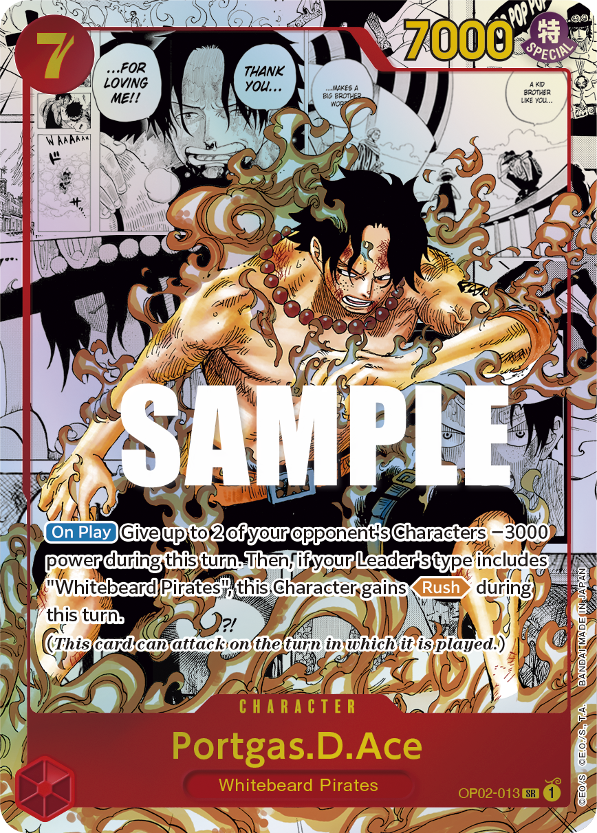 Portgas.D.Ace (Manga) - OP02-013 - PARAMOUNT WAR