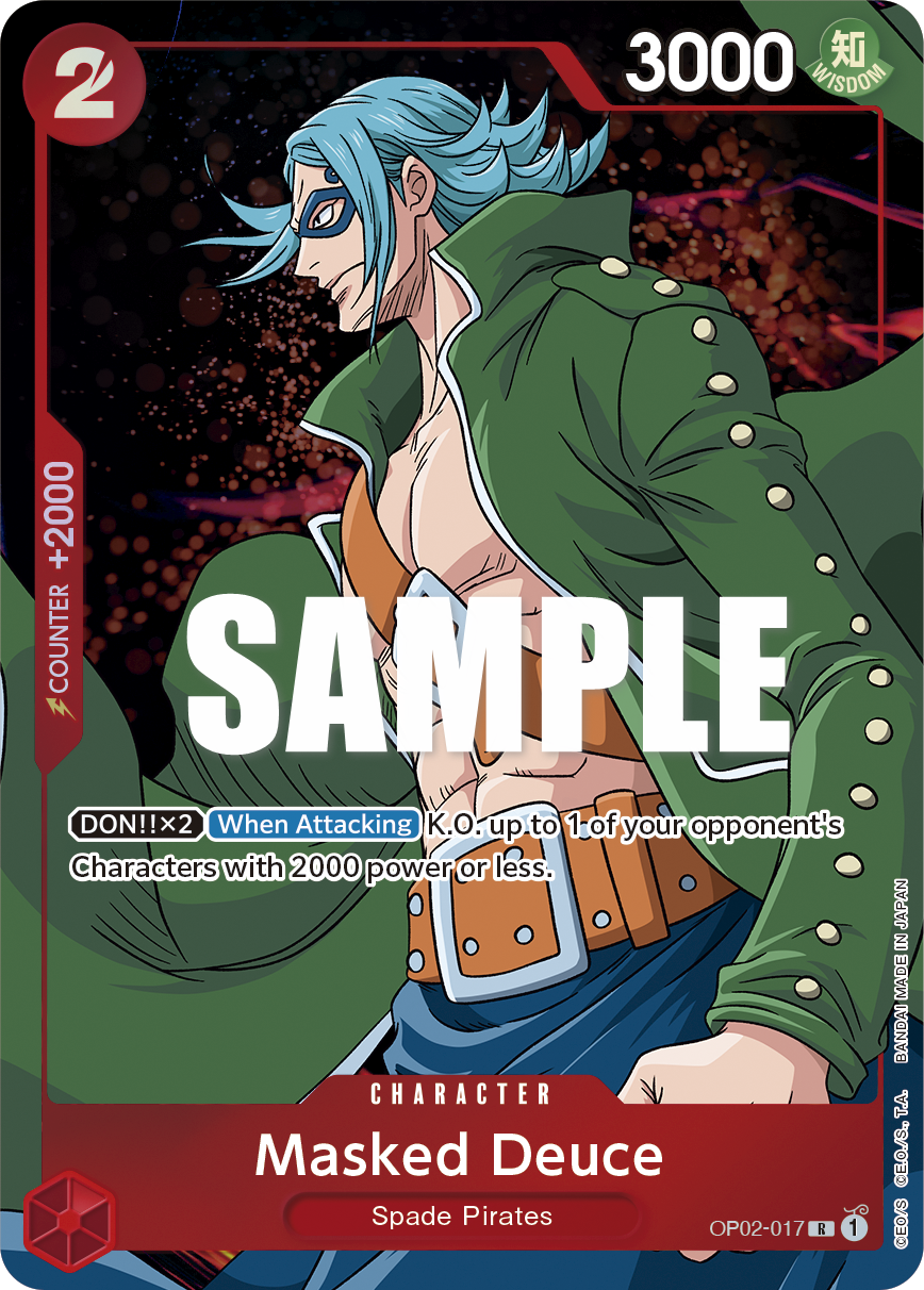 Masked Deuce (Alternate Art) - OP02-017 - PARAMOUNT WAR