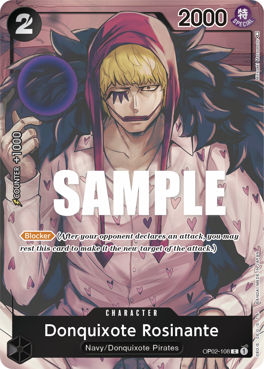 Donquixote Rosinante (Box Topper) - OP02-108 - PARAMOUNT WAR