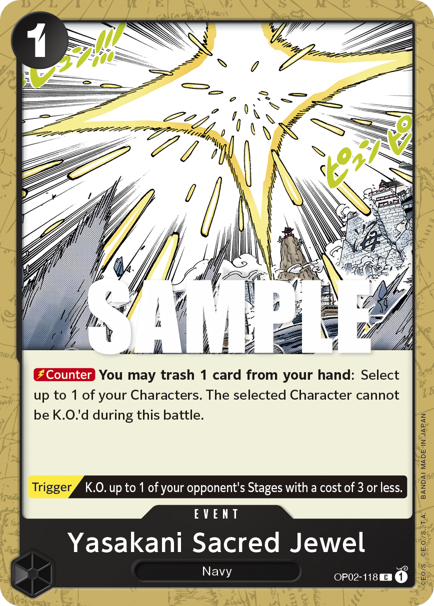 Yasakani Sacred Jewel - OP02-118 - PARAMOUNT WAR