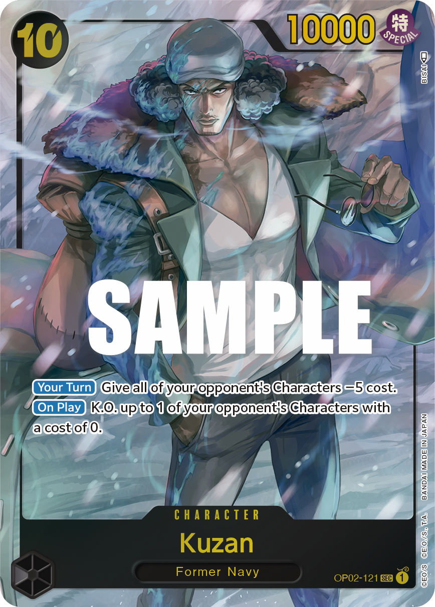 Kuzan (Alternate Art) - OP02-121 - PARAMOUNT WAR