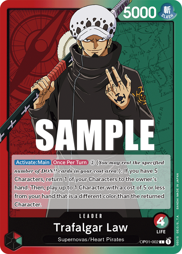 Trafalgar Law - OP01-002 - ROMANCE DAWN