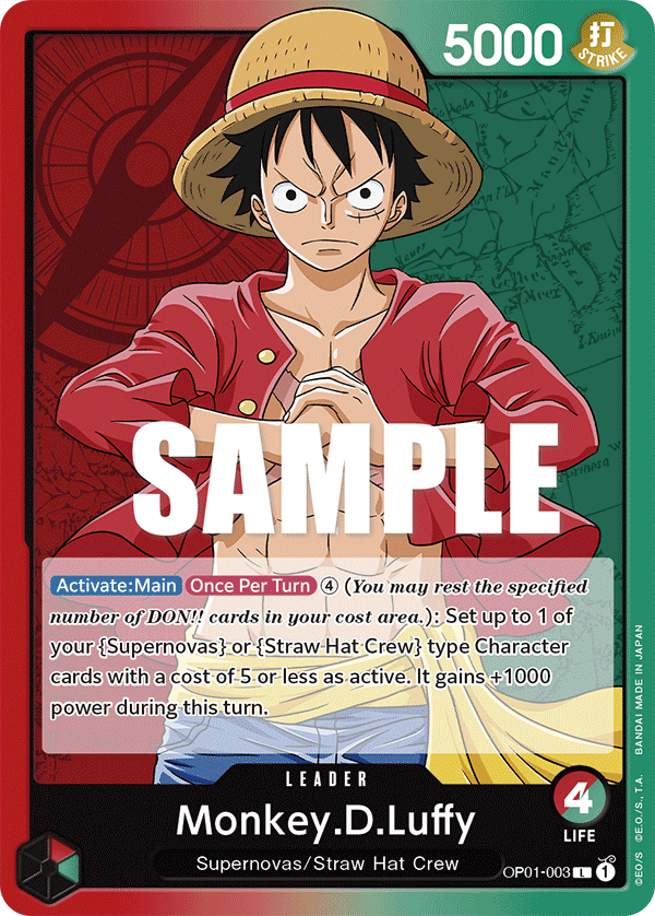 Monkey.D.Luffy - OP01-003 - ROMANCE DAWN