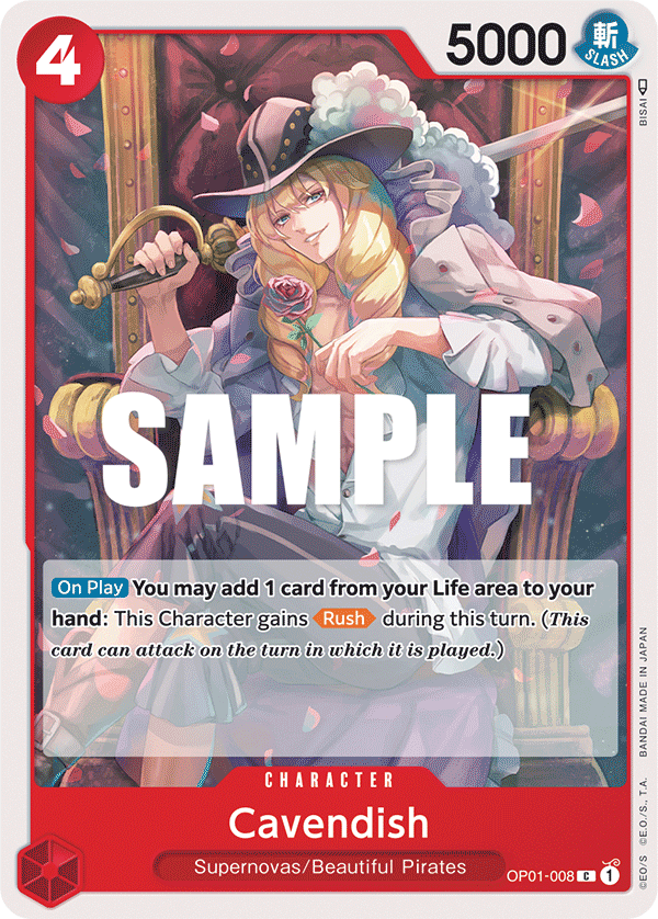 Cavendish - OP01-008 - ROMANCE DAWN