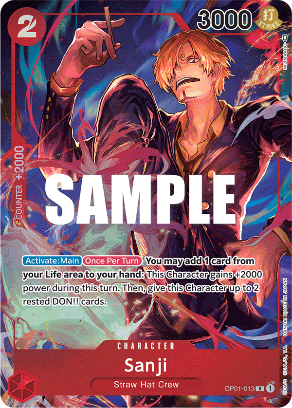 Sanji (Alternate Art) - OP01-013 - ROMANCE DAWN