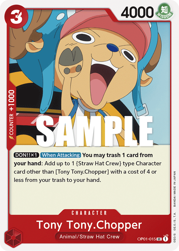 Tony Tony.Chopper - OP01-015 - ROMANCE DAWN
