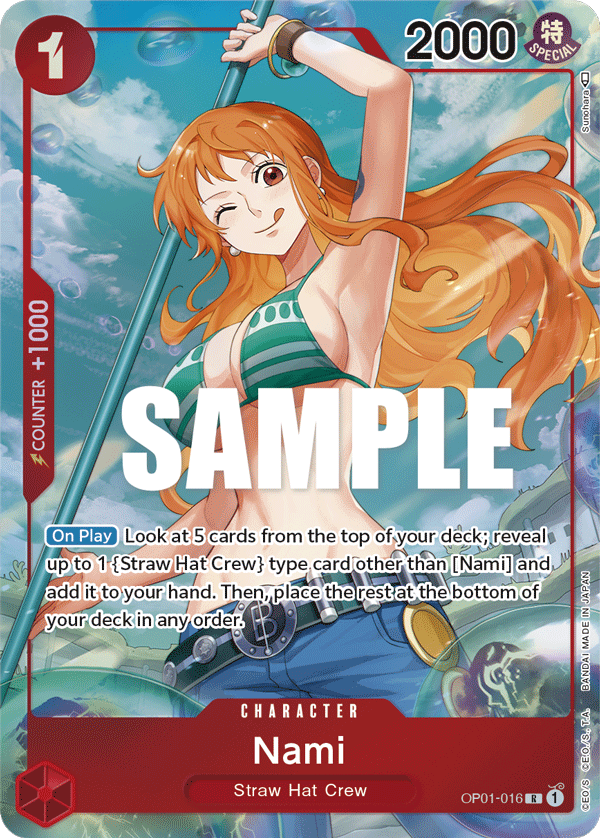 Nami (Alternate Art) - OP01-016 - ROMANCE DAWN