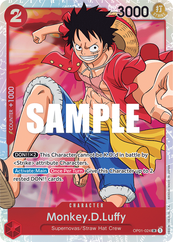 Monkey.D.Luffy - OP01-024 - ROMANCE DAWN