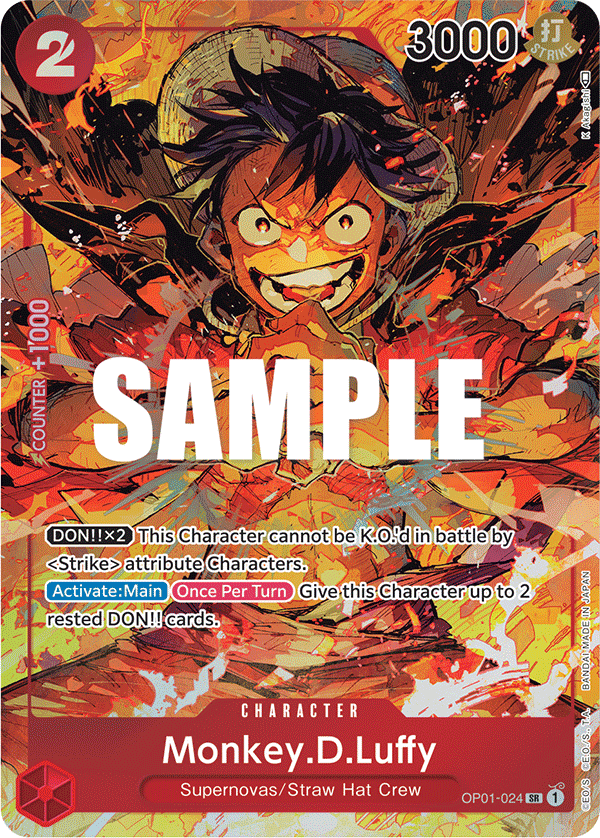 Monkey.D.Luffy (Alternate Art) - OP01-024 - ROMANCE DAWN