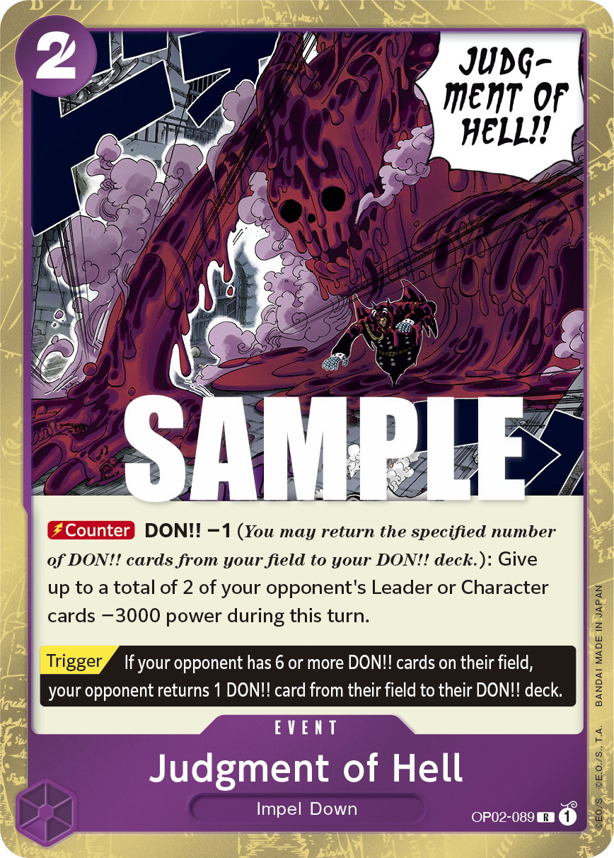 Judgment of Hell - OP02-089 - PARAMOUNT WAR