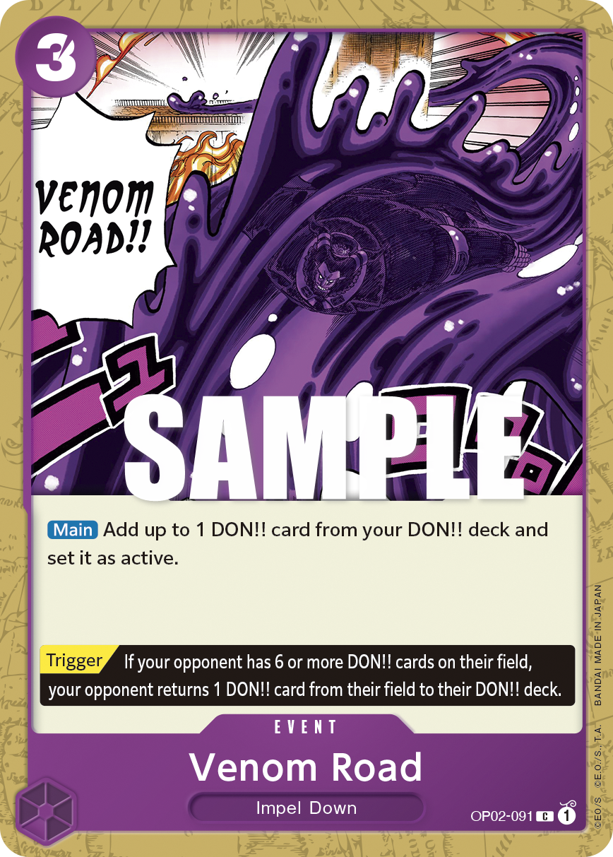 Venom Road - OP02-091 - PARAMOUNT WAR