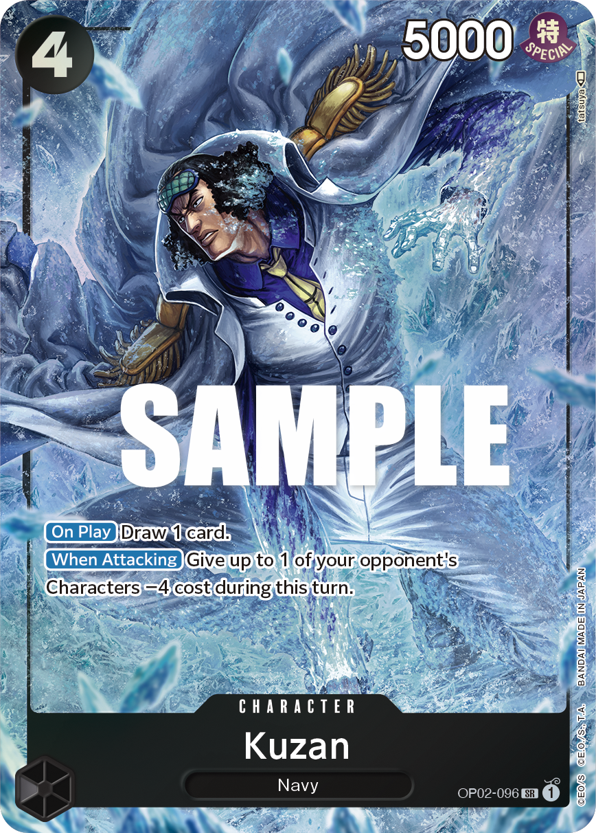Kuzan (Alternate Art) - OP02-096 - PARAMOUNT WAR
