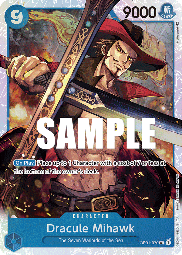 Dracule Mihawk - OP01-070 - ROMANCE DAWN