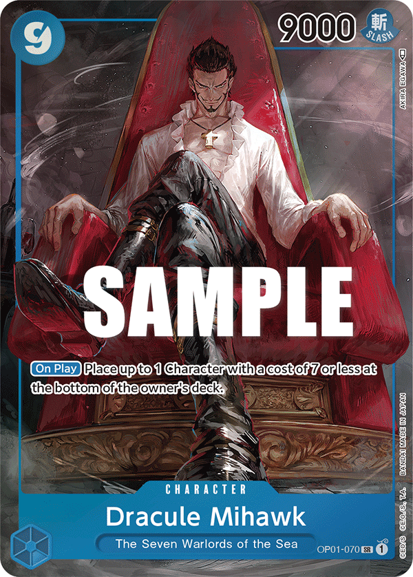 Dracule Mihawk (Alternate Art) - OP01-070 - ROMANCE DAWN