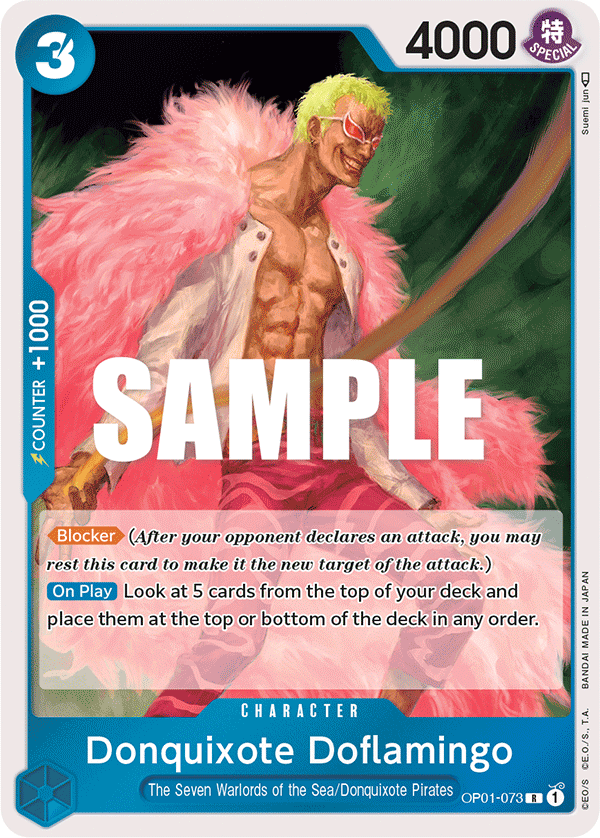 Donquixote Doflamingo - OP01-073 - ROMANCE DAWN
