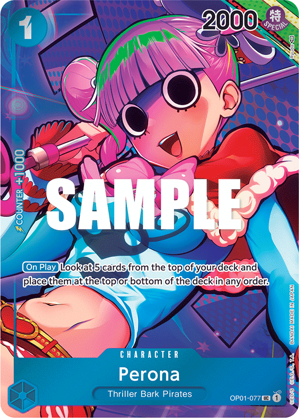 Perona (Box Topper) - OP01-077 - ROMANCE DAWN