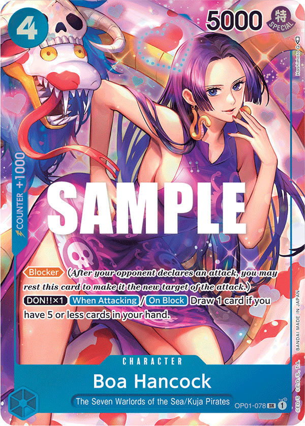 Boa Hancock (Alternate Art) - OP01-078 - ROMANCE DAWN