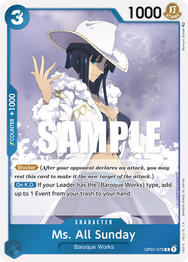 Ms. All Sunday - OP01-079 - ROMANCE DAWN