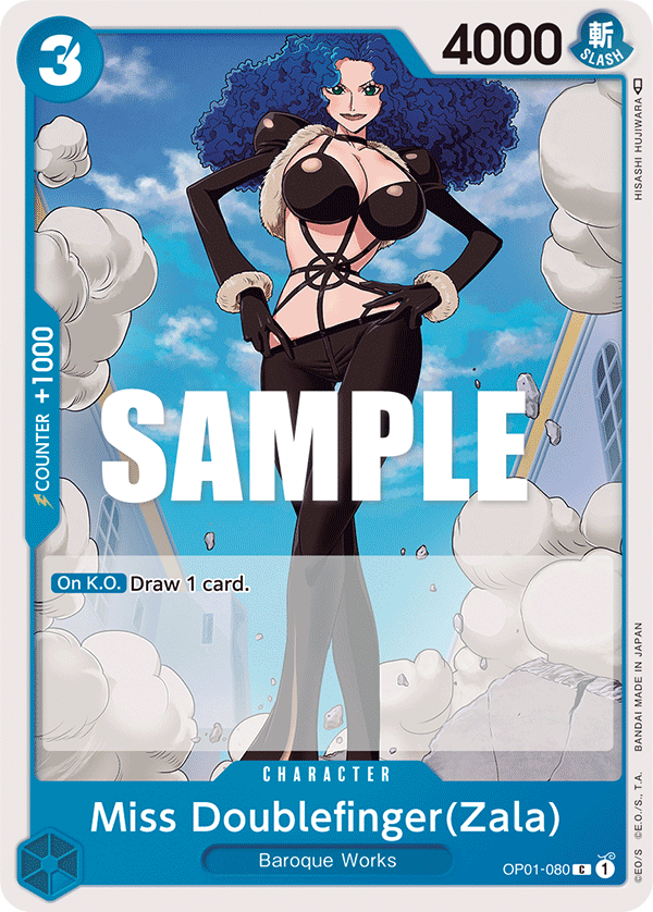 Miss Doublefinger(Zala) - OP01-080 - ROMANCE DAWN