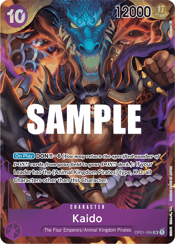 Kaido (Alternate Art) - OP01-094 - ROMANCE DAWN