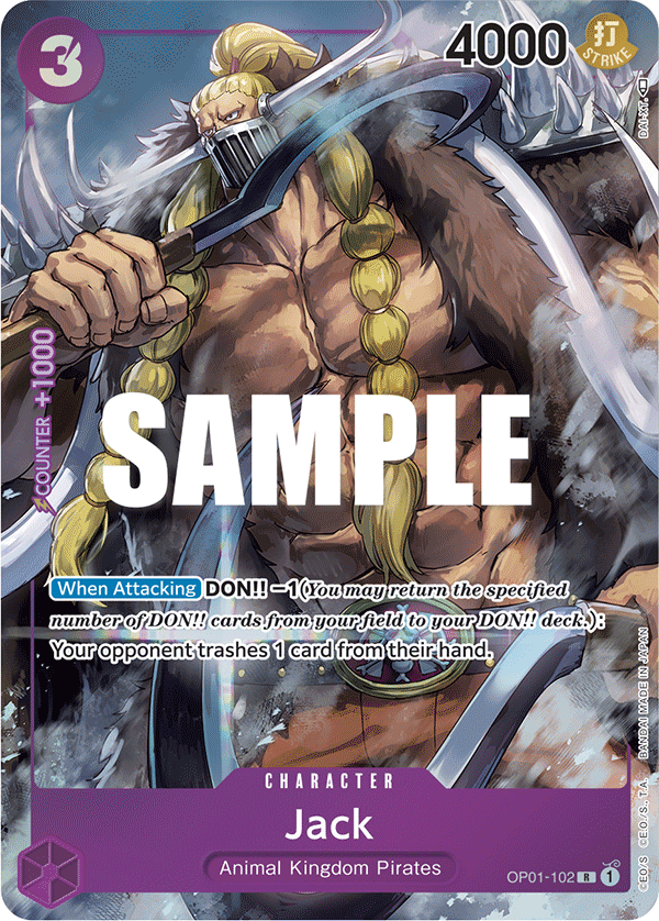 Jack (Alternate Art) - OP01-102 - ROMANCE DAWN
