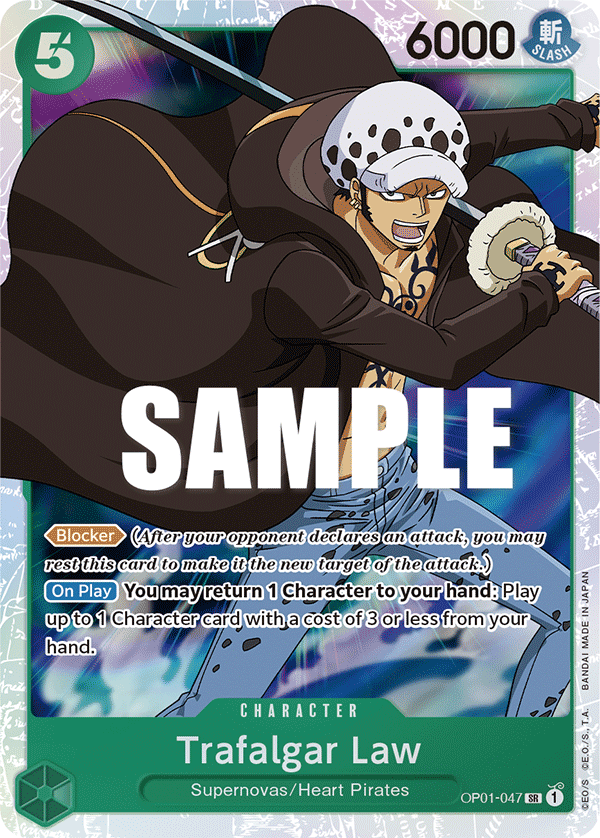 Trafalgar Law - OP01-047 - ROMANCE DAWN