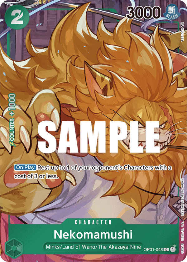 Nekomamushi (Box Topper) - OP01-048 - ROMANCE DAWN