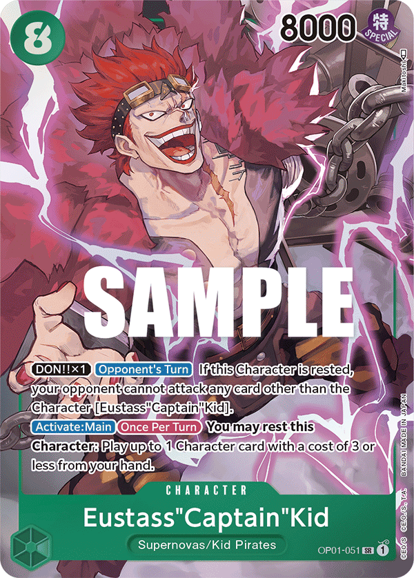 Eustass"Captain"Kid (Alternate Art) - OP01-051 - ROMANCE DAWN