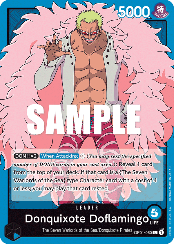 Donquixote Doflamingo - OP01-060 - ROMANCE DAWN