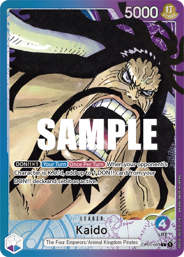 Kaido (Alternate Art) - OP01-061 - ROMANCE DAWN