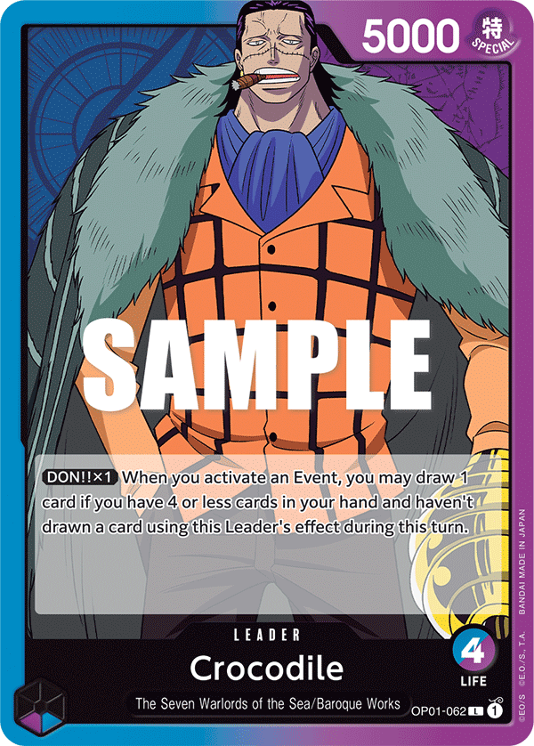 Crocodile - OP01-062 - ROMANCE DAWN