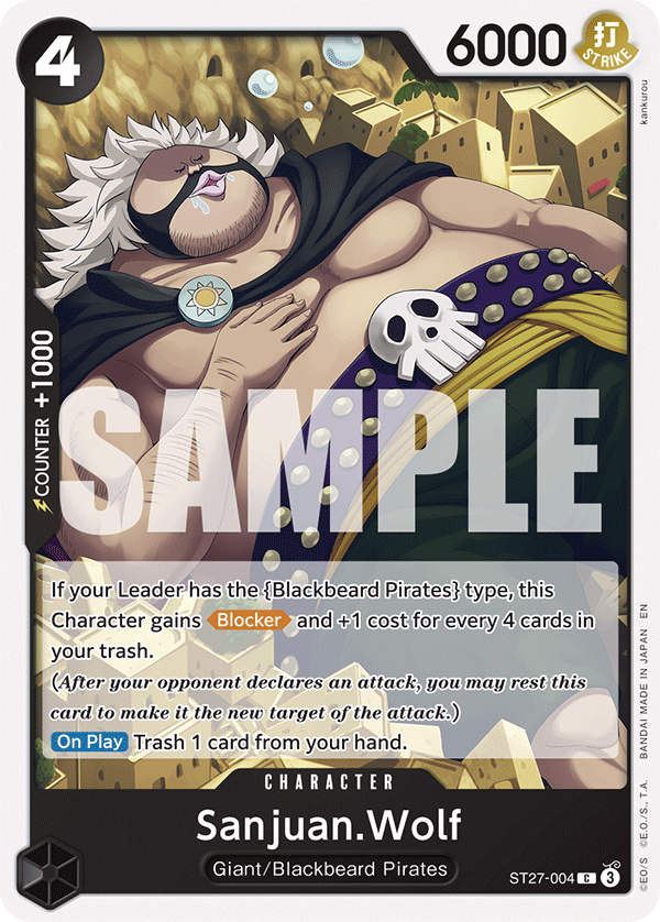Sanjuan.Wolf - ST27-004 - BLACK Marshall.D.Teach