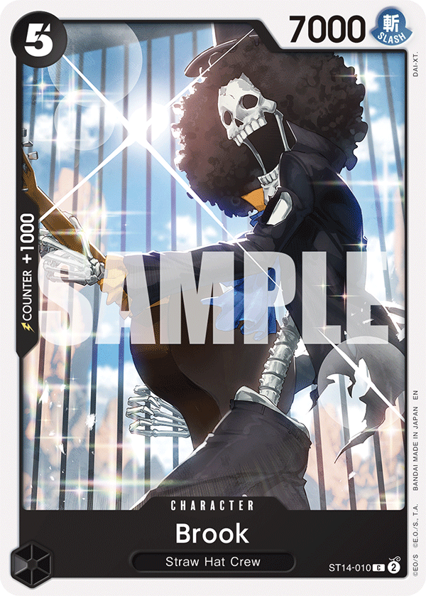 Brook - ST14-010 - PURPLE/BLACK Monkey.D.Luffy