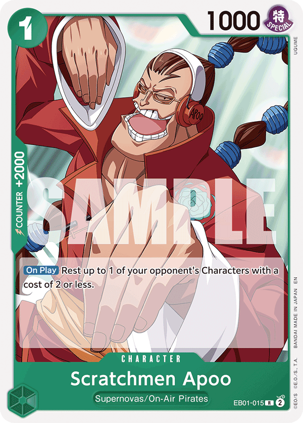 Scratchmen Apoo - EB01-015 - GREEN Jewelry Bonney