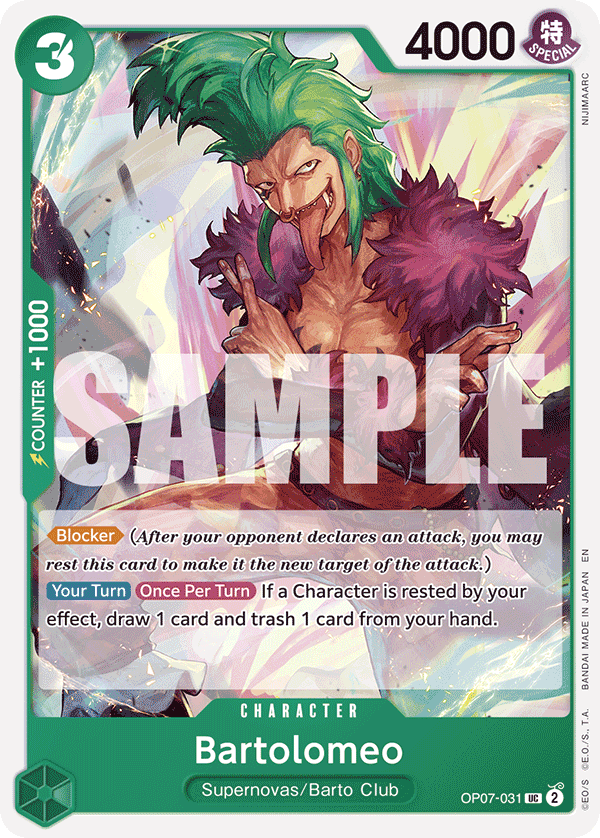 Bartolomeo - OP07-031 - GREEN Jewelry Bonney