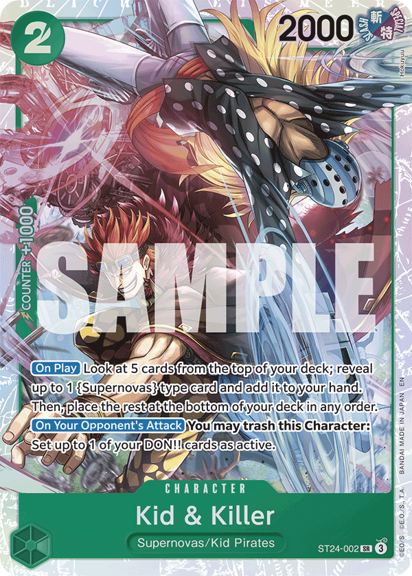 Kid & Killer - ST24-002 - GREEN Jewelry Bonney